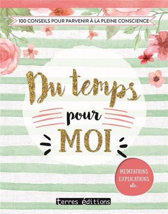 Couverture du livre « Du temps pour moi » de  aux éditions Terres Editions