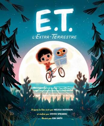 Couverture du livre « E.T. ; l'extraterrestre, l'album illustré » de  aux éditions Qilinn