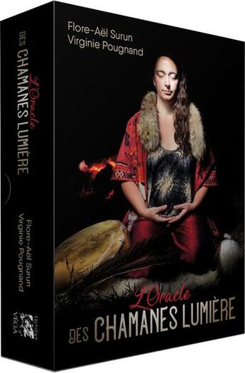 Couverture du livre « L'oracle des chamanes lumière » de Virginie Pougnand et Flore-Ael Surun aux éditions Vega