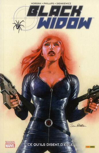 Couverture du livre « Black Widow : ce qu'ils disent d'elle » de Richard Morgan et Sean Phillips aux éditions Panini