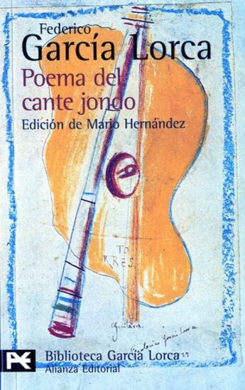 Couverture du livre « Poema Del Canto Jondo » de Federico Garcia Lorca aux éditions Alianza