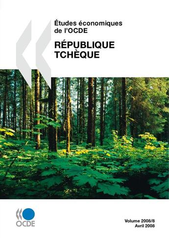 Couverture du livre « Études économiques de l'OCDE : République tchèque 2008 » de  aux éditions Epagine