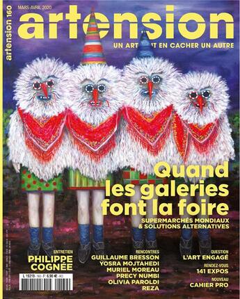 Couverture du livre « Artension n 160 quand les galeries font la foire - mars/avril 2020 » de  aux éditions Artension