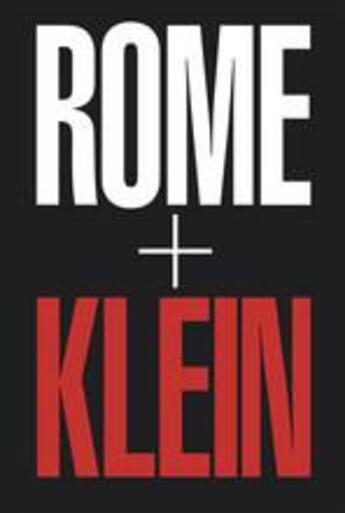 Couverture du livre « William klein rome + klein (2 vol sous coffret) » de William Klein aux éditions Thames & Hudson