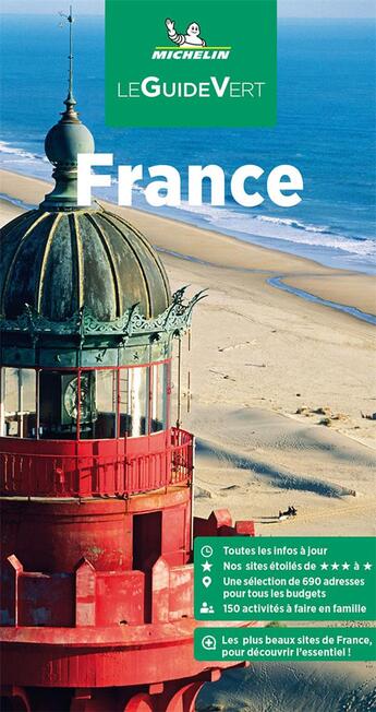 Couverture du livre « Guide vert france » de Collectif Michelin aux éditions Michelin