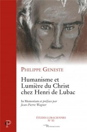 Couverture du livre « Humanisme et Lumière du Christ chez Henri de Lubac » de Philippe Geneste aux éditions Cerf