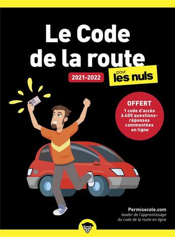 Couverture du livre « Le code de la route poche pour les nuls (édition 2021/2022) » de  aux éditions First