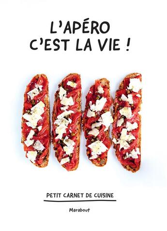 Couverture du livre « Cuisine de poche - l'apero c'est la vie ! » de  aux éditions Marabout