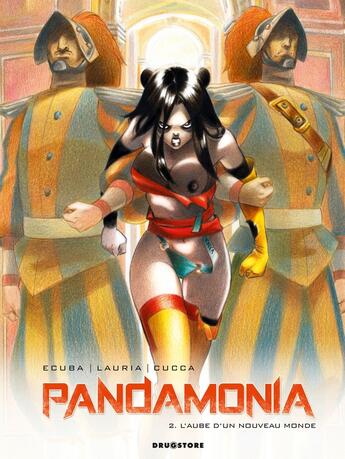 Couverture du livre « Pandamonia Tome 2 ; l'aube d'un nouveau monde » de Vincenzo Cucca et Ennio Ecuba et Vincenzo Lauria et Mirka Andolfo aux éditions Drugstore