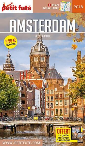 Couverture du livre « GUIDE PETIT FUTE ; CITY GUIDE ; Amsterdam (édition 2016) » de  aux éditions Le Petit Fute