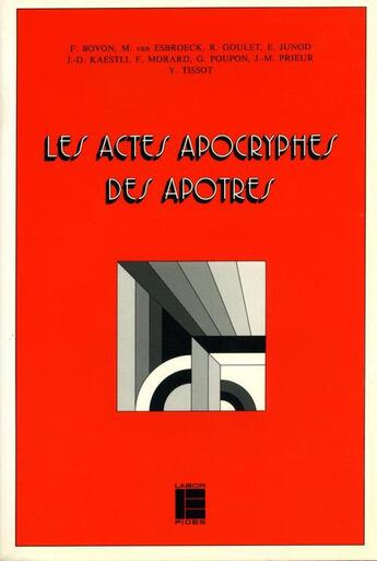 Couverture du livre « Actes apocryphes des apotres » de  aux éditions Labor Et Fides