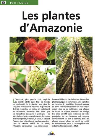 Couverture du livre « Les plantes d'Amazonie » de  aux éditions Aedis