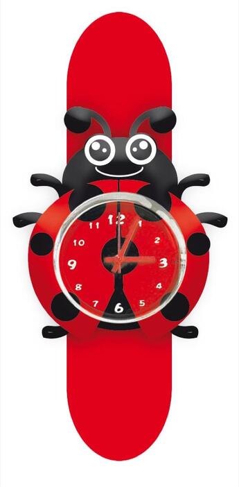 Couverture du livre « Montre slap 3d coccinelle kawaii » de  aux éditions Cartotheque