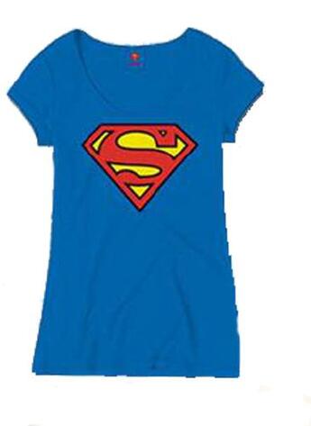 Couverture du livre « Superman logo classic fem. cobalt m » de  aux éditions Cotton Division