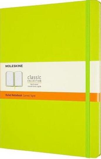 Couverture du livre « Carnet ligne poche citron vert rigide » de Moleskine aux éditions Moleskine