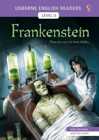 Couverture du livre « Frankenstein - english readers level 3 » de Mackinnon/Shelley aux éditions Usborne