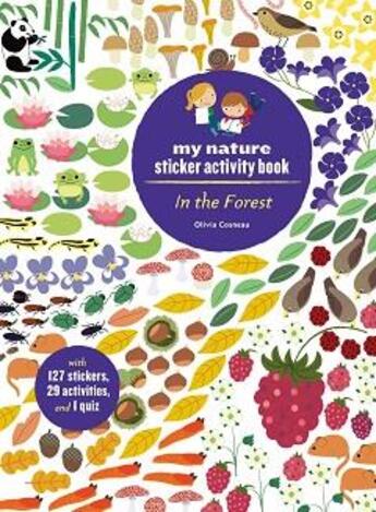 Couverture du livre « In the forest my nature sticker activity book » de Olivia Cosneau aux éditions Princeton Architectural