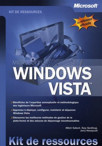 Couverture du livre « Windows vista ; kit de ressources techniques » de Northrup et Tulloch aux éditions Microsoft Press