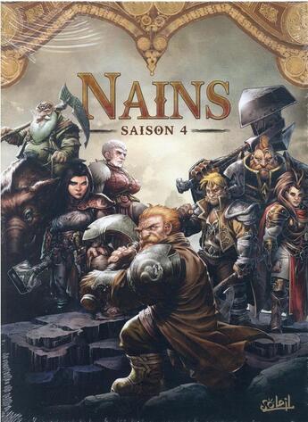 Couverture du livre « Nains ; coffret vol.4 ; t.16 à t.20 » de  aux éditions Soleil