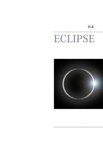 Couverture du livre « Éclipse » de H. A aux éditions Books On Demand