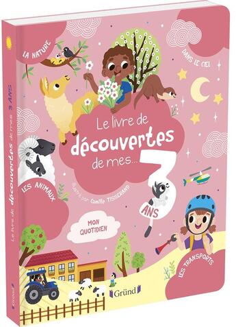 Couverture du livre « Le livre de découvertes de mes... 3 ans » de Aurelie Desfour aux éditions Grund