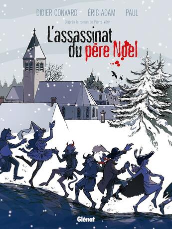 Couverture du livre « L'assassinat du Père Noël » de Didier Convard et Eric Adam et Paul aux éditions Glenat