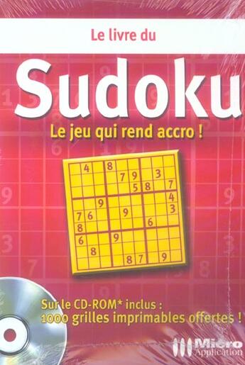 Couverture du livre « Le livre du sudoku » de Arnaud Depardieu aux éditions Micro Application