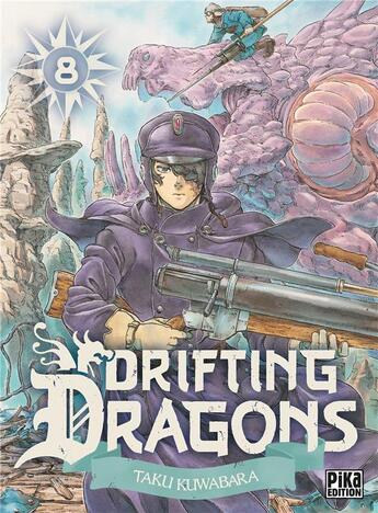 Couverture du livre « Drifting dragons Tome 8 » de Taku Kuwabara aux éditions Pika