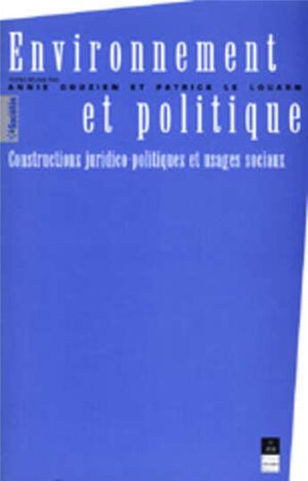 Couverture du livre « Environnement et politique » de  aux éditions Pu De Rennes