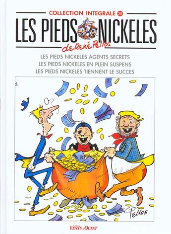 Couverture du livre « Les pieds nickelés ; intégrale t.20 » de Rene Pellos aux éditions Vents D'ouest