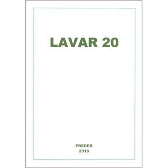 Couverture du livre « Lavar 20 » de Guy Etienne et Yann Baol Noallec aux éditions Preder