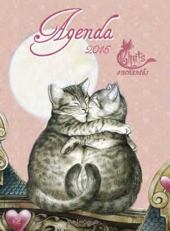 Couverture du livre « Agenda 2015 ; les chats enchantés » de Severine Pineaux aux éditions Au Bord Des Continents