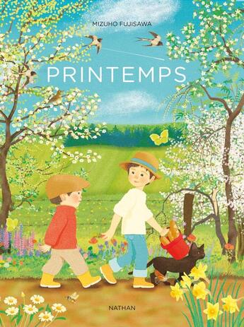 Couverture du livre « Printemps » de Mizuho Fujisawa aux éditions Nathan