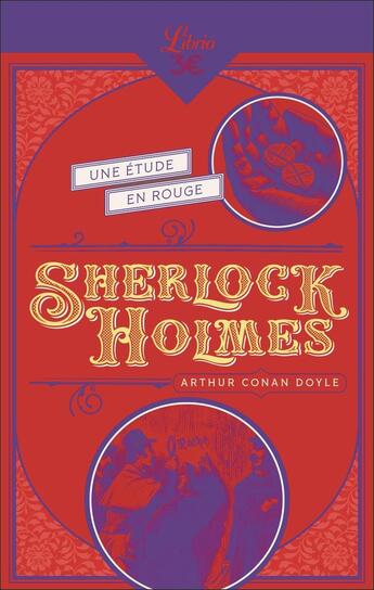 Couverture du livre « Sherlock Holmes - Une étude en rouge » de Arthur Conan Doyle aux éditions J'ai Lu