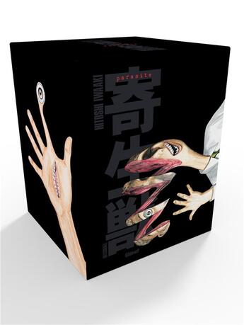 Couverture du livre « Parasite - édition originale : coffret Intégrale » de Hitoshi Iwaaki aux éditions Glenat