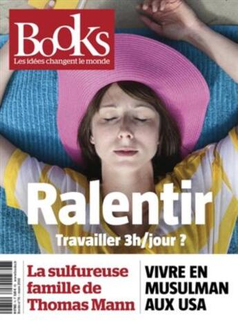 Couverture du livre « REVUE BOOKS N.74 ; ralentir » de Revue Books aux éditions Books