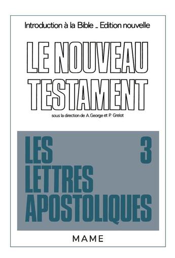 Couverture du livre « Lettres apostoliques » de  aux éditions Mame