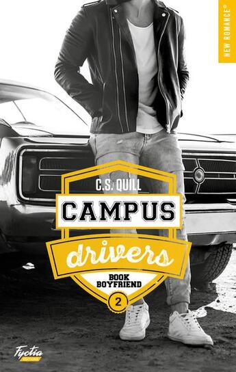 Couverture du livre « Campus drivers Tome 2 : bookboyfriend » de C. S. Quill aux éditions Hugo Roman