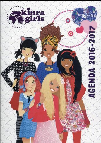 Couverture du livre « Kinra girls ; agenda 2016-2017 » de Anne Cresci aux éditions Play Bac