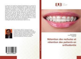 Couverture du livre « Retention des rechutes et retention des patients en orthodontie » de Sabarad Amit aux éditions Editions Universitaires Europeennes