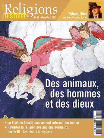 Couverture du livre « Religions et histoire N.49 ; des animaux, des hommes et des dieux » de Religions Et Hstoire aux éditions Religions Et Histoire