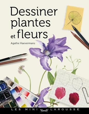 Couverture du livre « Dessiner plantes et fleurs » de A Haevermans aux éditions Larousse