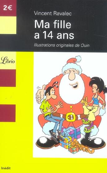 Couverture du livre « Ma fille a quatorze ans » de Vincent Ravalec aux éditions J'ai Lu