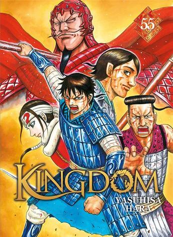 Couverture du livre « Kingdom t.55 » de Yasuhisa Hara aux éditions Meian