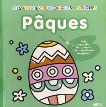 Couverture du livre « Mes coloriages magiques - paques » de Tiago Americo aux éditions Philippe Auzou