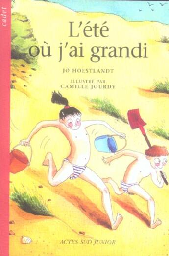 Couverture du livre « L'été où j'ai grandi » de Hoestlandt/Jourdy aux éditions Actes Sud