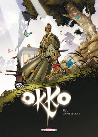 Couverture du livre « Okko Tome 5 : le cycle de l'air Tome 1 » de Hub aux éditions Delcourt