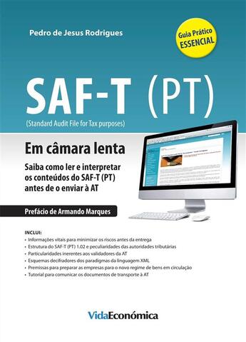 Couverture du livre « SAF-T (PT) Em câmara lenta » de Pedro De Jesus Rodrigues aux éditions Epagine