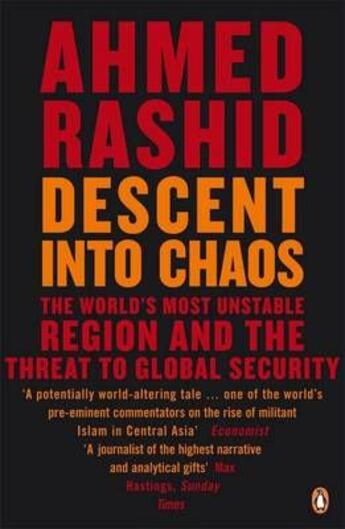 Couverture du livre « Descent into chaos » de Ahmed Rashid aux éditions Adult Pbs