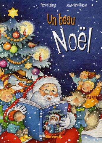 Couverture du livre « Un beau noel » de Lelarge/Frisque aux éditions Hemma